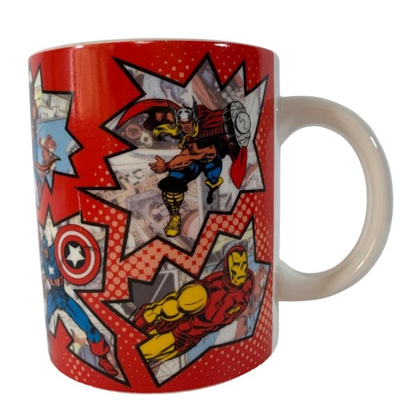 Marvel Comics Super-Hero Ceramic Mug Spiderman Hulk  Captain America 2014 zak - Picture 4 of 8